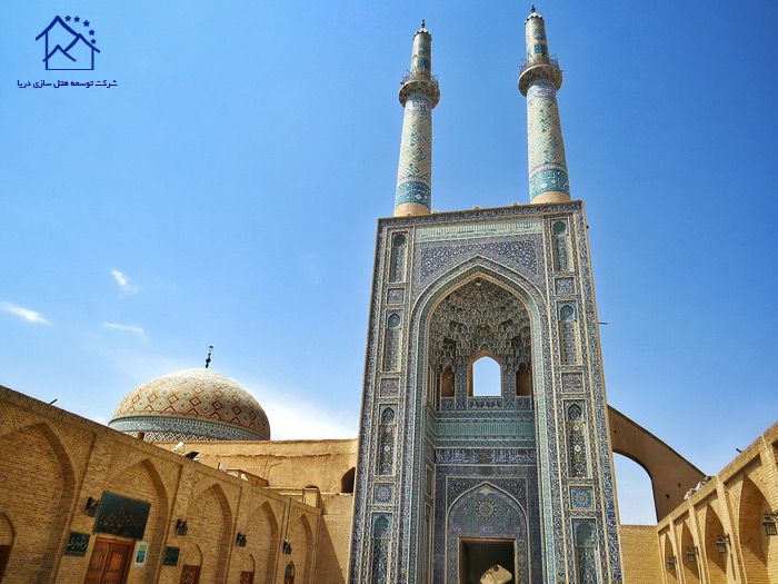 مهمترین جاذبه ای تاریخی و دیدنی یزد - مسجد جامع یزد