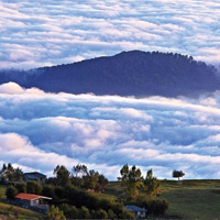 روستای فیلبند مازندران، قدم زدن بر روی ابرها